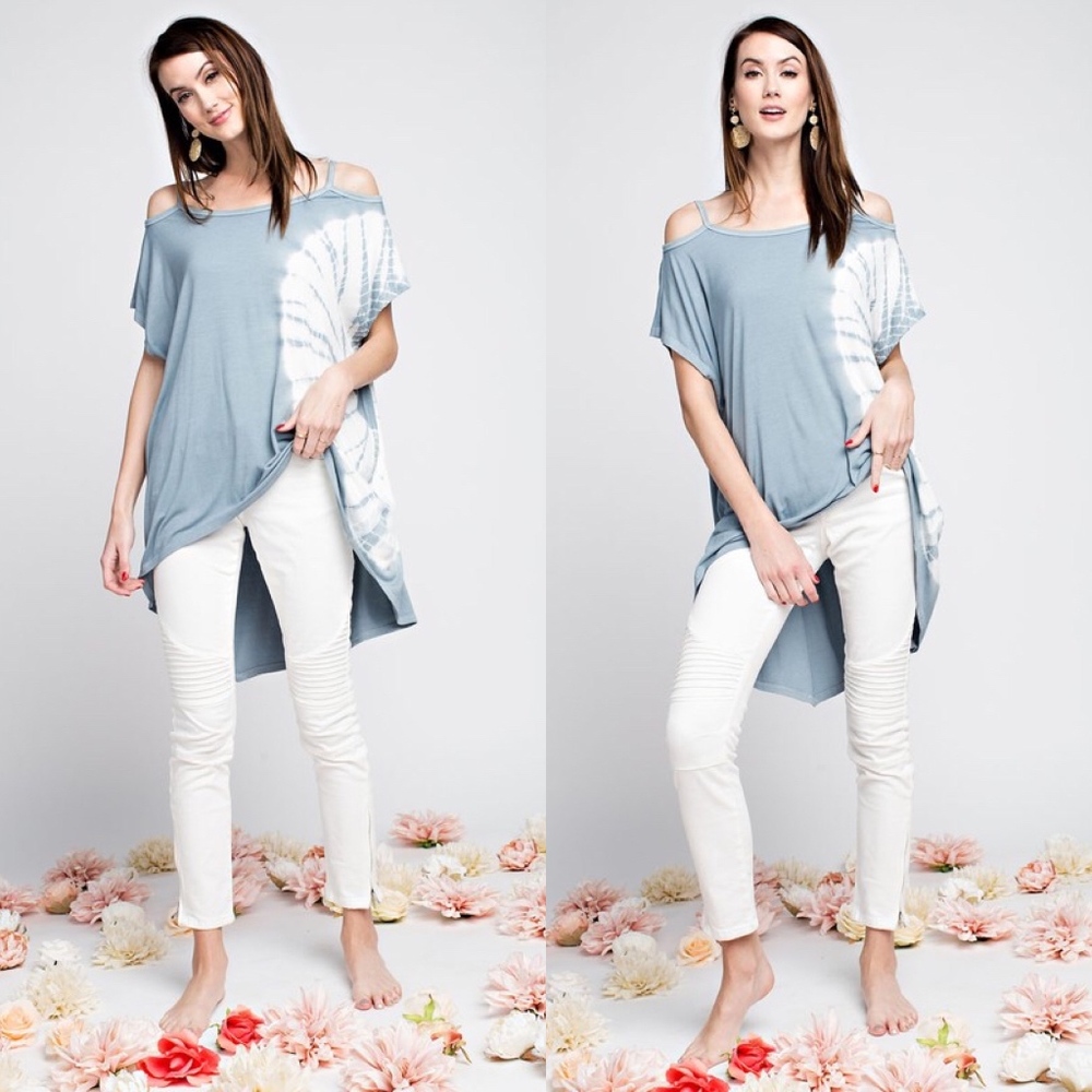 Tie-Dye Knit Tunic Top - Picture 2 of 2